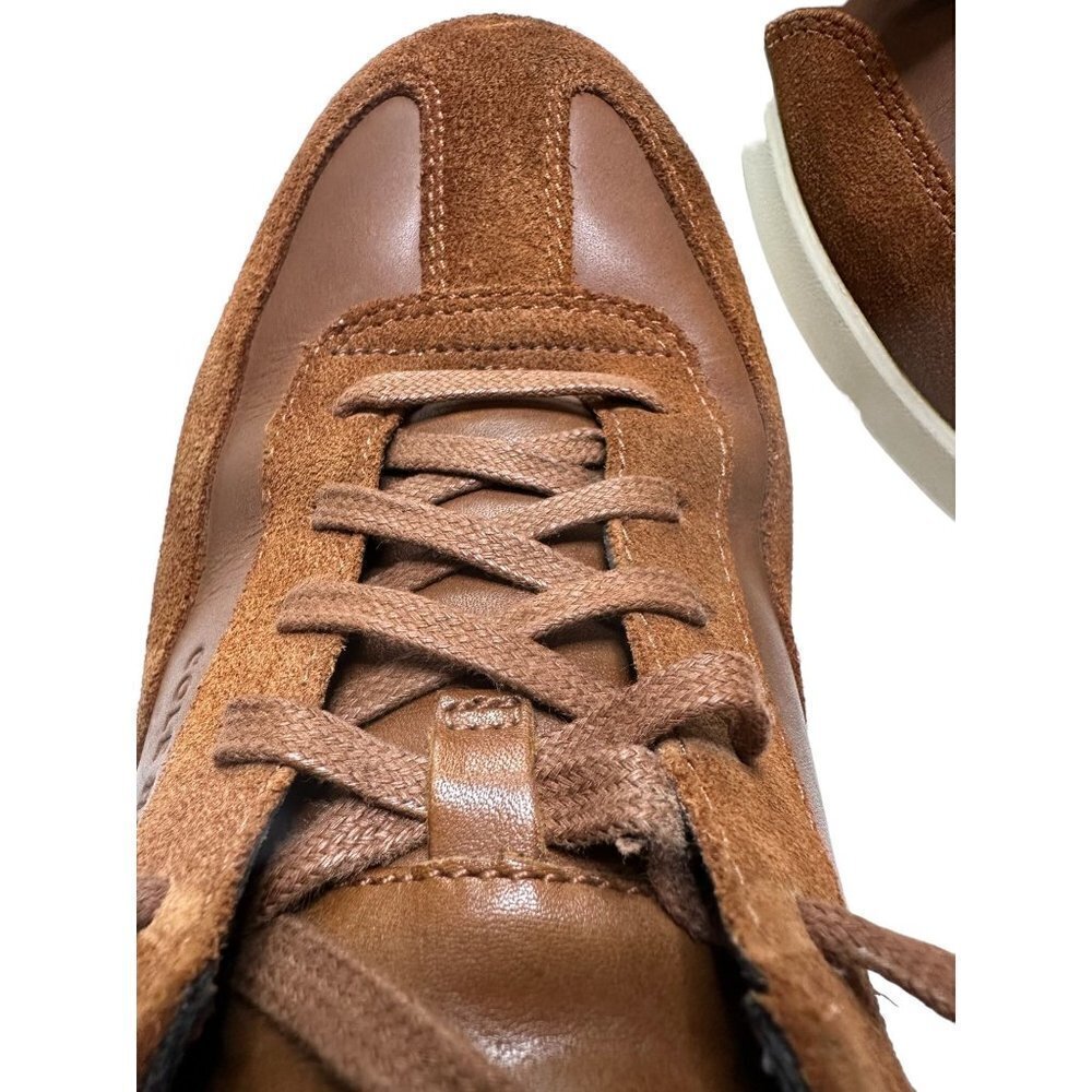 Cole Haan, Brown leather and suede tennis shoe Men's size 8 - Picture 3 of 8